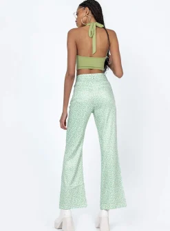 Princess Polly Ryllie Pants  Green Fashion