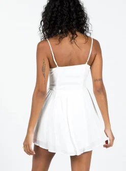 Princess Polly Ryrie Mini Dress White Clearance