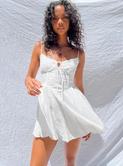 Princess Polly Ryrie Mini Dress White Clearance
