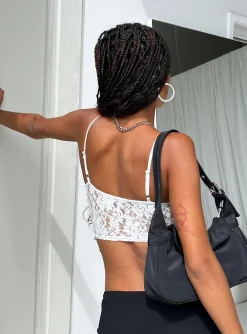 Princess Polly Saldana Top  White Hot