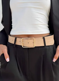 Princess Polly Salde Belt  Beige New