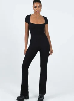 Princess Polly Salma Jumpsuit  Black Online