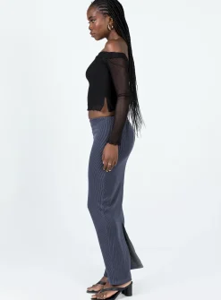 Princess Polly Salte Maxi Skirt  Slate Cheap