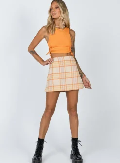 Princess Polly Samara Top  Orange Cheap