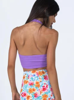 Princess Polly Sami Top  Purple Hot