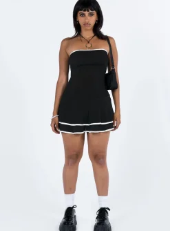 Princess Polly Samira Strapless Mini Dress  Black Discount