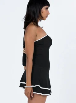 Princess Polly Samira Strapless Mini Dress  Black Discount