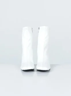 Princess Polly San Antonio Boots  White New