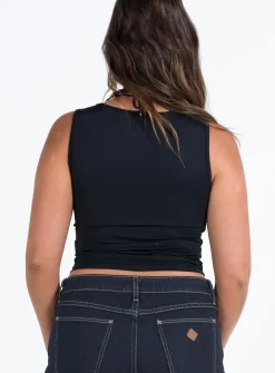 Princess Polly Sanada Top  Black Fashion