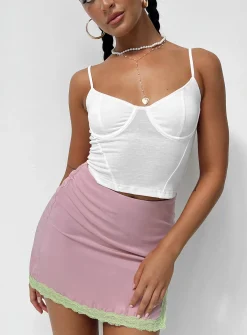 Princess Polly Sanado Top  White Clearance