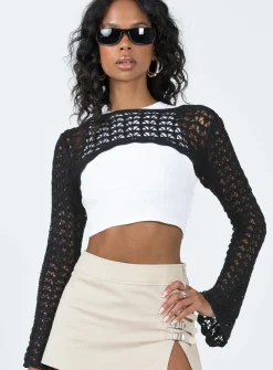 Princess Polly Sandcastles Bolero  Black Flash Sale