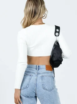 Princess Polly Sanders Long Sleeve Top White Best Sale