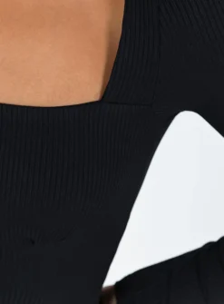 Princess Polly Sara Romper  Black Clearance