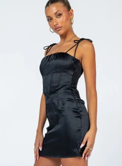 Princess Polly Sarah Corset Mini Dress  Black Store