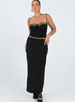 Princess Polly Sarella Bustier Top Black New