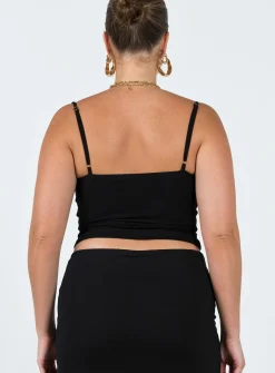 Princess Polly Sarella Bustier Top Black New