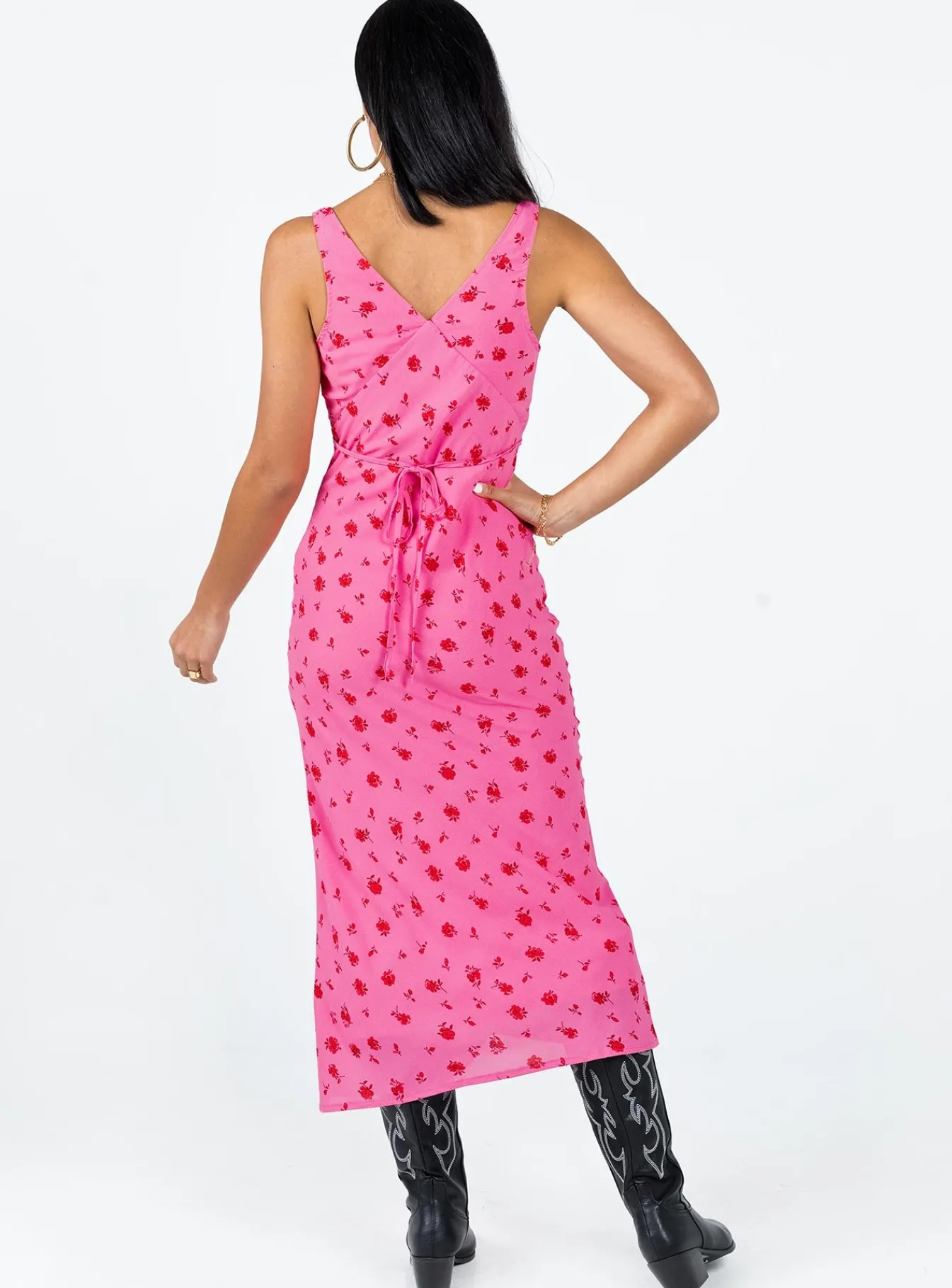 Princess Polly Sariah Midi Dressfloral Pink Best