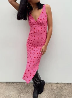 Princess Polly Sariah Midi Dressfloral Pink Best