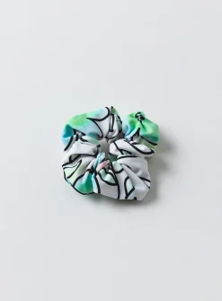 Princess Polly Sasha Scrunchie/ Pink Floral   Blue Fashion