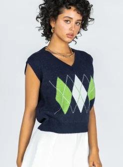 Princess Polly Saskia Sweater Vest  Black Flash Sale