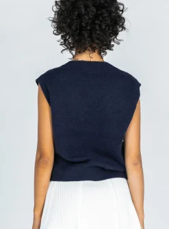 Princess Polly Saskia Sweater Vest  Black Flash Sale