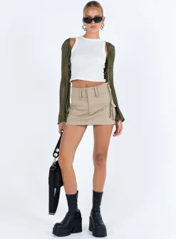 Princess Polly Savi Long Sleeve Top  Green Flash Sale