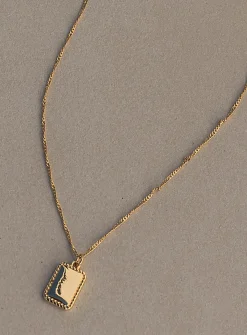 Princess Polly Scottsonplated Pendant Necklace   Gold Online