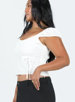 Princess Polly Seacrest Top  White Fashion