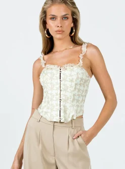Princess Polly Searle Floral Corset  Multi Clearance