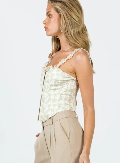 Princess Polly Searle Floral Corset Multi Clearance