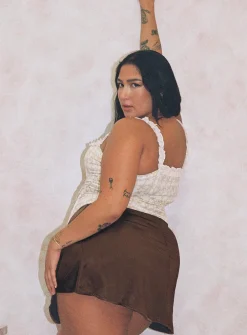 Princess Polly Searle Floral Corsetcurve Cream Flash Sale