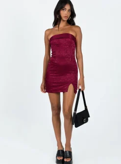 Princess Polly Sebastian Mini Dress  Red Sale