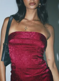Princess Polly Sebastian Mini Dress  Red Sale