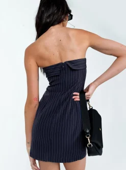 Princess Polly Sebastian Strapless Mini Dress Navy   Blue Online