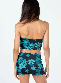 Princess Polly Selbie Set  Black Floral Cheap