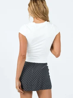 Princess Polly Selby Mini Skirt Black Polka Dot Online