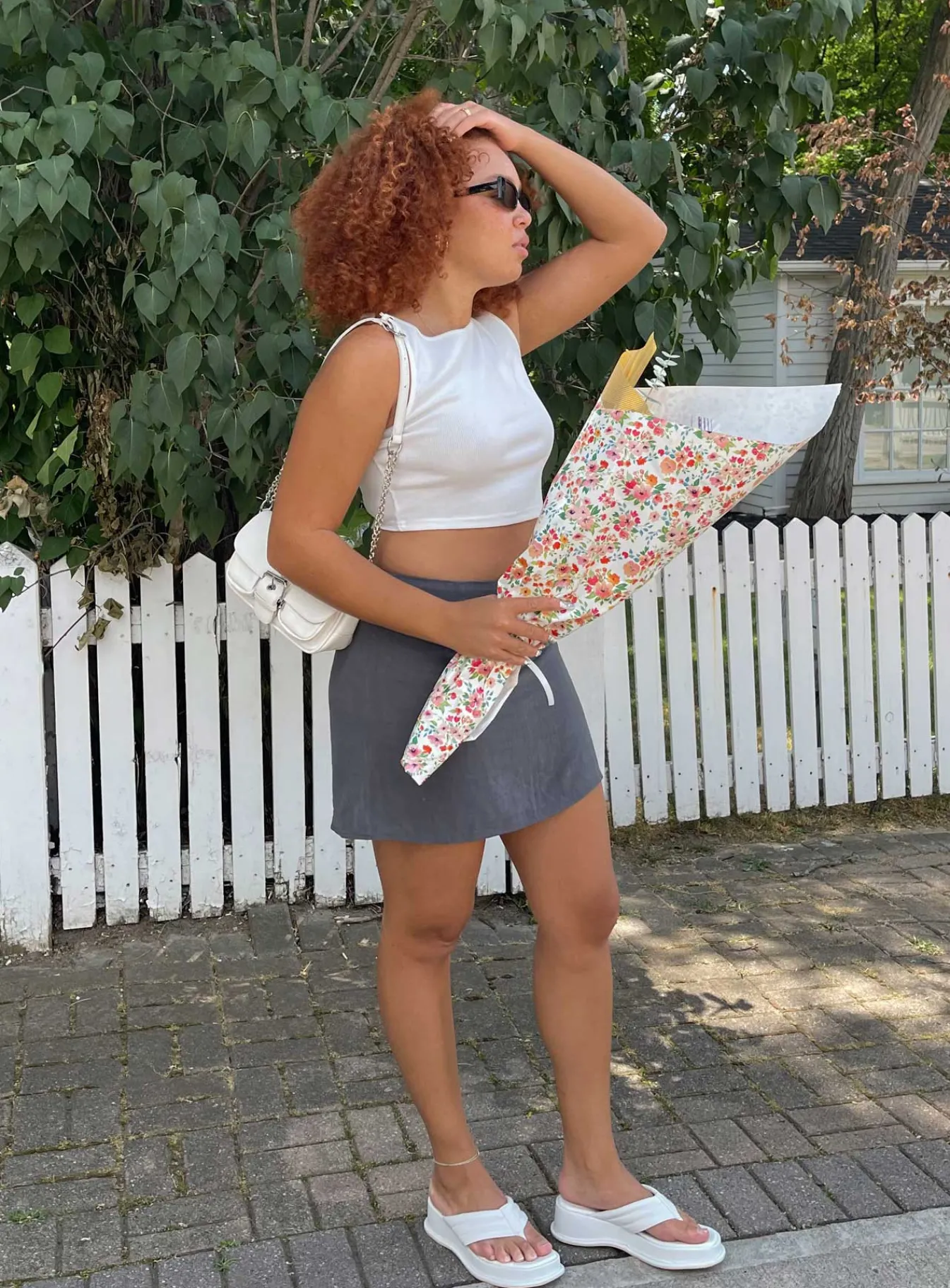 Princess Polly Selby Mini Skirt Grey Online