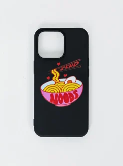 Princess Polly Send Noods Iphone Case  Black Hot