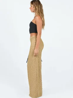 Princess Polly Sewell Maxi Skirt Beige Outlet