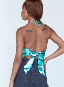 Princess Polly Shae Topswirl   Green Flash Sale