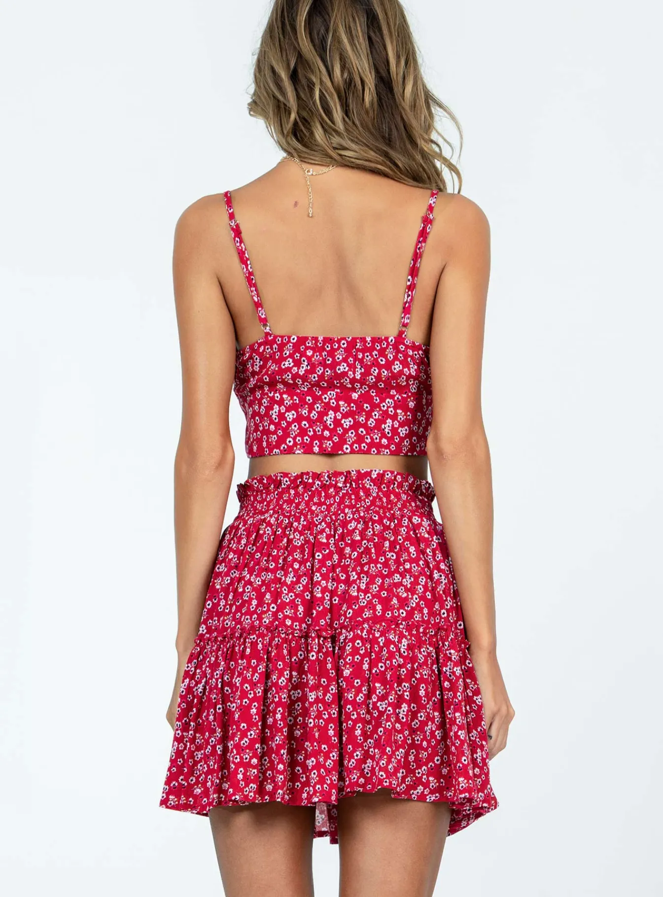 Princess Polly Shah Set Red Fashion