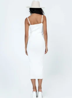 Princess Polly Shaniah Midi Dress  White Flash Sale