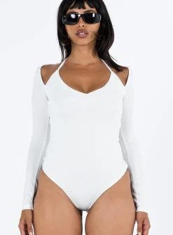 Princess Polly Shari Bolero Bodysuit  White Best