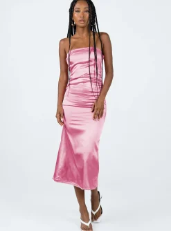 Princess Polly Shaya Strapless Maxi Dress  Pink Flash Sale