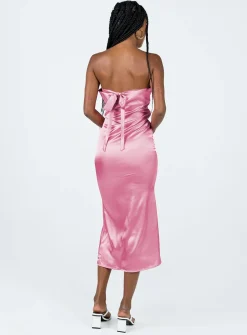 Princess Polly Shaya Strapless Maxi Dress Pink Flash Sale
