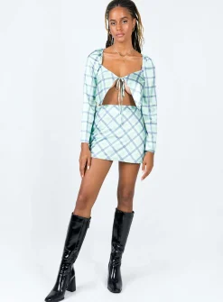 Princess Polly Sheena Setcheck   Green Fashion