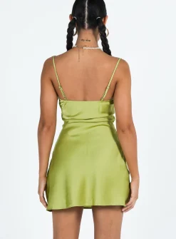 Princess Polly Shilla Mini Dress Green Online