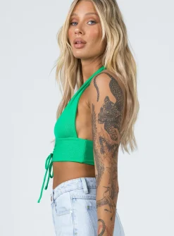 Princess Polly Shiloh Top  Green Best Sale