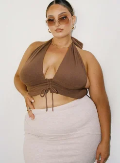 Princess Polly Shiloh Topcurve   Brown Best
