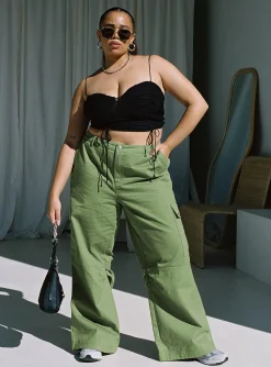 Princess Polly Shine Bright Crop Topcurve   Black Store